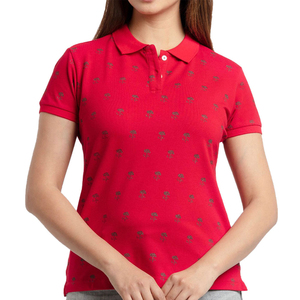 Polo para mujer de bajo MOQ con logo personalizado, 100% algodón, diseño de marca, alta calidad, precio económico, camiseta polo lisa para golf. - Product Image 1