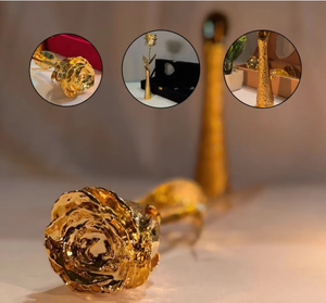 Caja de Terciopelo Rojo con Detalles en Oro Hecha a Mano, Romántica, para Regalo del Día de San Valentín, Navidad, Año Nuevo Chino, Ecológica - Product Image 5