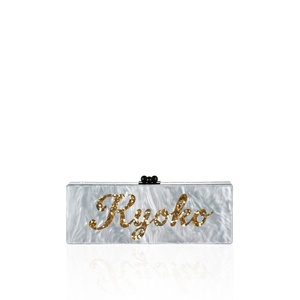 Bolso de Mano de Diseño para Mujer, Elegante Accesorio de Noche Hecho de Resina y Cristal - Product Image 5