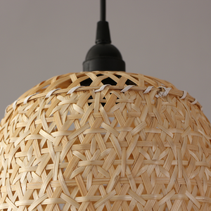 Lampe suspendue en bambou de qualité supérieure, luminaire tissé naturellement pour la décoration de restaurant - Product Image 2