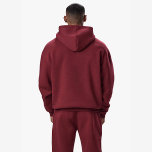 Pullover hoodie and jogger <b>tracksuit</b> set for men breathable material sportswear outfit for gym workout casual everyday wear - Product Image 2