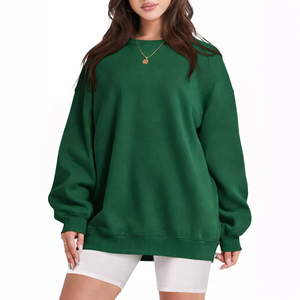 เสื้อสเวตเชิ้ตทรงหลวม ระบายอากาศได้ดี สไตล์ลำลอง คอกลม ผ้าฝ้าย สำหรับผู้หญิง - Product Image 2