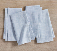 Ensemble de serviettes de table carrées de luxe 100% lin 60x60cm, tissu écologique de haute qualité pour une décoration élégante de la salle à manger et de la cuisine, fournisseur indien