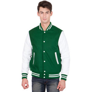 Veste universitaire en cuir pour homme, modèle personnalisé, en laine fine, long manteau, design sur mesure, vente en gros, veste universitaire vierge, best-seller - Product Image 1