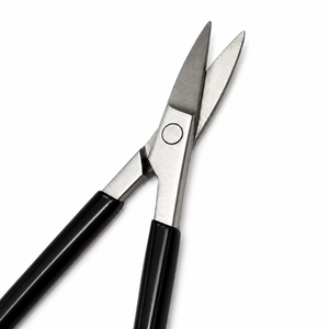 Precision Jewelry <b>Wire</b> Cutters Stainless Steel Straight Pliers For DIY Beading <b>Craft</b> Black Handles Fine Cutting Tool - Product Image 2