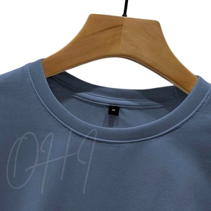 เสื้อยืดผู้ชายไซส์ใหญ่ สีน้ำเงินเข้ม ลายมัดย้อม ผ้าฝ้าย 100% ระบายอากาศได้ดี สไตล์สตรีทแฟชั่น - Product Image 2