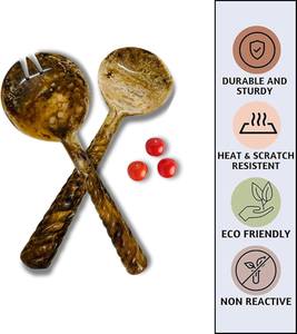 Ensemble de 2 pinces à salade en résine, cuillères à mélanger et à servir à long manche de 31,75 cm pour salades, cuisine et essentiels de cuisine - Product Image 4