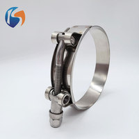 Collier de serrage en acier inoxydable à vis en T pour support de poteau et tuyau de ventilation robuste