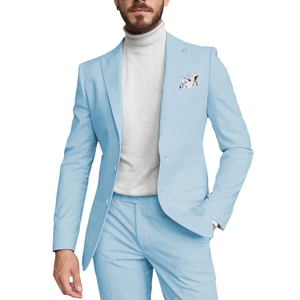 Traje de tres piezas refinado y moderno, confeccionado a medida para hombre, adecuado para eventos formales, uso en la oficina y reuniones profesionales. - Product Image 4