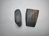 Grand bloc de corne de buffle naturelle, matière première écologique pour la fabrication de manches de couteau, la sculpture, l'incrustation, l'artisanat, la bijouterie et le bricolage