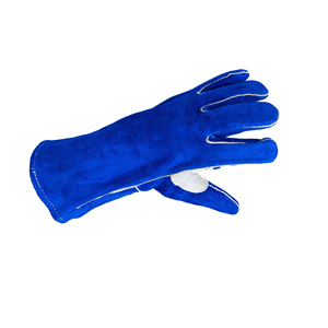 Guantes de Soldadura Industriales de Cuero Vacuno Reforzado con Doble Palma, Protección de Seguridad para el Trabajo, Hechos en Pakistán - Product Image 2