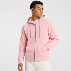 Premium Men Streetwear Hoodie 100% Cotton Quick Dry Full <b>Zip</b> <b>Up</b> Hoodie Vintage Fleece Zipper Hoodie - Product Image 1