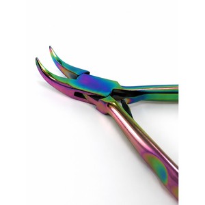 Pince à bec courbé Chroma Bent pour la fabrication de bijoux de précision ZetomedPro - Product Image 2