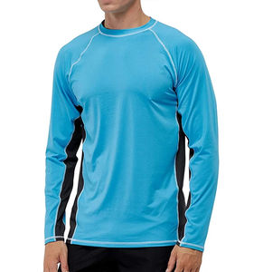 เสื้อคลุมกันแดดชายหาดสำหรับผู้ชาย แขนยาว ระบายอากาศ ป้องกันรังสียูวี ผลิตจากผ้าสแปนเด็กซ์/โพลีเอสเตอร์ เหมาะสำหรับออกกำลังกาย ราคาขายส่ง - Product Image 2