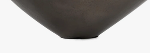Tazón Decorativo de Metal con Forma de Ola Irregular Moderno, Centro de Mesa de Latón Antiguo Texturizado, Tazón para Frutas para Sala de Estar - Product Image 3