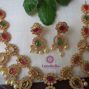 Navrathan Jewellers Fashion Jewelry Necklace Set - Product Image 3