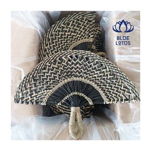 Ventaja sobre el Precio: Abanico de Mano de Seagrass 2026 de Calidad Premium, Ecológico y Tejido para Refrescarse y Decoración de Fiestas, Ideal como Regalo - Product Image 1