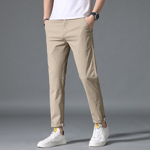 กางเกงคาปรีเอวยางยืด 9 นาที ใส่สบาย น้ำหนักเบา ทรงตรงเข้ารูป ผ้าไอซ์เทป สำหรับผู้ชาย ไซส์ปกติ - Product Image 3