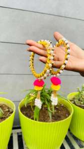 Pulseras Kalira Redondas Coloridas con Borlas, Joyería de Moda para Novias, Regalo de Boda para Mujeres, Recuerdo para Eventos y Fiestas - Product Image 5