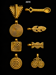 Al por mayor: Cuentas de oro antiguas, mezcla de cuentas/dijes, colgantes vintage, cuentas sueltas para la fabricación de pulseras, collares y joyería, paquete a granel MWB - Product Image 2