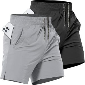 Shorts de sport pour homme respirants, pour la course à pied, la gym, la musculation, avec logo personnalisé, 5 pouces, décontractés, vêtements de sport pour homme - Product Image 1