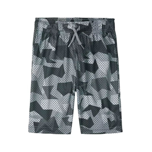 Cheap Men's Front logo Solid Breathable Workout <b>Shorts</b> Elastic Waist for Fitness Training Beach Holidays Everyday comfort - Product Image 1
