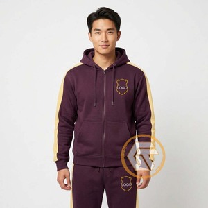 Iota Personalizado |   Sudadera con Capucha para Hombre, 100% Algodón, Forro Polar, Bordada, con Cierre, Transpirable, de Secado Rápido, Corte Regular, 1500g, para Invierno - Product Image 1