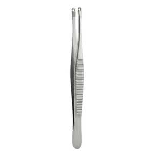 Pinzas (forceps) de sutura dental con punta de doble lazo, manuales, de acero inoxidable, 150 mm, grado hospitalario, certificadas CE ISO13485 - Product Image 1