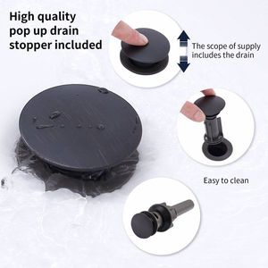 Rubinetto per lavabo bagno a 2 maniglie in bronzo anticato da 8 pollici, serie di rubinetti per lavabo - Product Image 3