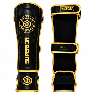 Protections de tibia internationales de qualité supérieure pour l'entraînement au MMA, au kickboxing et aux arts martiaux avec genouillères de protection - Product Image 1