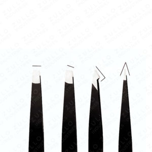 4PCS Stainless Steel Eyebrow Tweezers Set Slant Tip with Case Wholesale Beauty Tools OEM Private Label - Product Image 5