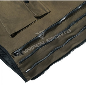 Chaleco de Caza para Hombre de Primera Calidad, 100% Algodón, Forro Interior de Malla, Personalizable, para Invierno - Product Image 4