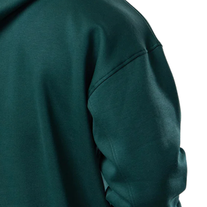 Sweat à capuche personnalisé pour homme, coupe classique, en coton et polyester, polaire, séchage rapide, écologique, décontracté, pour la gym, le fitness et le streetwear - Product Image 5