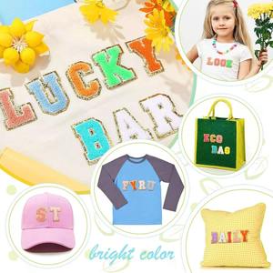 Custom Heat Press Small Embroidery Patch Personalized Logo Iron On Badge for Clothing Hats <b>Jackets</b> Bags Factory Wholesale - Product Image 5