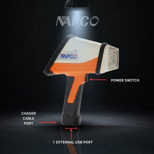 Portable XRF Analyzer Device Handheld X-Ray Machine Alloy & Elemental Analysis Metal Testing Equipment