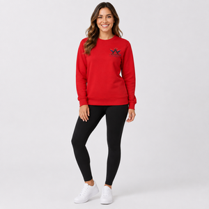 Sweat-shirt de sport pour femme de haute qualité, conçu avec un tissu en coton mélangé respirant, coupe flexible - Product Image 4