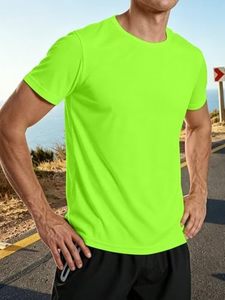 เสื้อยืดออกกำลังกายผู้ชาย Ultra Fit ผ้าฝ้าย 100% สไตล์ซาฟารี คอกลม แขนสั้น ซับเหงื่อ แห้งเร็ว ระบายอากาศได้ดี - Product Image 1