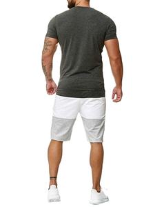 Autumn Men's Casual Jogging Shorts Set 2 in 1 Design Lightweight Polyester/Cotton Print Multi Color Shorts - Product Image 3