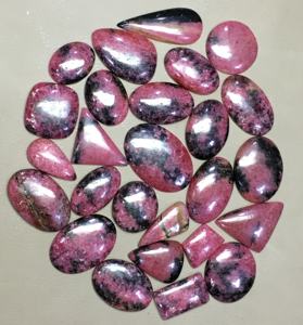 Venta al por mayor de alta calidad, colgante de cabujón suelto de rodonita, buena piedra Natural con cuentas, Rondelle piedra preciosa, alto precio por gramo - Product Image 1