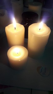 White Eco-Friendly Pillar <b>Candles</b> Aromatherapy Centerpiece Paraffine Palm Wax Slow Burning Custom Size for Home Decor Meditation - Product Image 6
