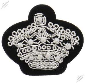 Insignias de Solapa Personalizadas para Oficiales, Bordadas, Sin Níquel, de Fieltro No Tejido, con Patrón de Estrella, Decoraciones de Rango para Uniformes, Material de Tela - Product Image 4