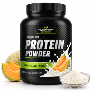 Proteína de Suero de Leche en Polvo de Marca Privada, Sabor Melón Hami, Fabricante de Suplementos Deportivos con Marca Personalizada OEM ODM - Product Image 1