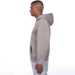 Men basics zipper oversized hoodie fast moving casual style soft cotton fleece fabric full <b>zip</b> <b>hooded</b> relaxed loose fit winter - Product Image 3