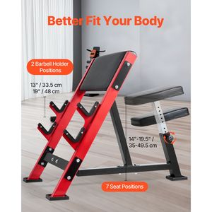 Panca per Allenamento Braccia da Casa con Carico Massimo 660 LBS, Attrezzatura Fitness per Preacher Curl - Product Image 3