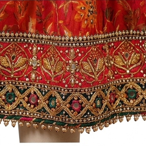 Vestido Kurta para Mujer al por Mayor, Largo hasta el Suelo, de Algodón Bordado, Ajuste Holgado, Estilo Étnico para Boda, Talla Adulto, Vestido Afgano Kuchi - Product Image 5