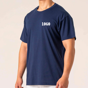 T-shirt à manches courtes pour homme, col rond, noir, 100% coton jersey, coupe classique, couleur unie, style décontracté - Product Image 6