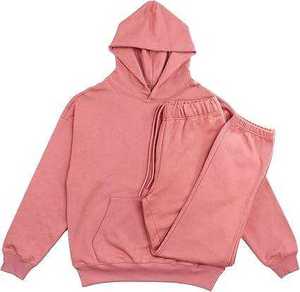 Conjunto Deportivo Unisex 100% Algodón, Sudadera con Capucha, Pantalones Deportivos con Cintura Elástica, Ropa Casual Estilo Otoño, Conjuntos Deportivos de Moda Urbana - Product Image 2