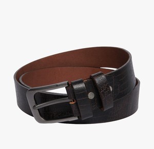 Ceintures de mode de haute qualité en gros, ceintures de luxe OEM tendance avec logo personnalisé, ceintures en cuir véritable de bonne qualité à boucle ardillon pour hommes - Product Image 3