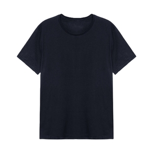 T-shirt à manches courtes pour homme en coton 100% personnalisable, respirant, décontracté, vêtements d'été pour homme en coton - Product Image 2