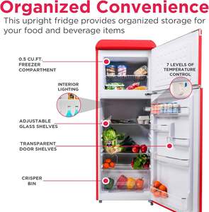 Réfrigérateur Rétro 255L/9.0CU.FT - Product Image 5